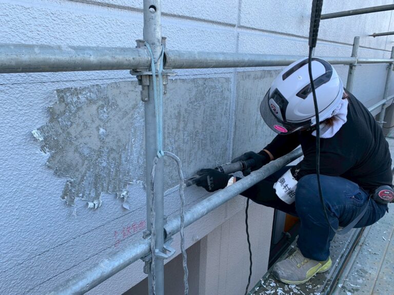 学校/外壁 超音波剥離